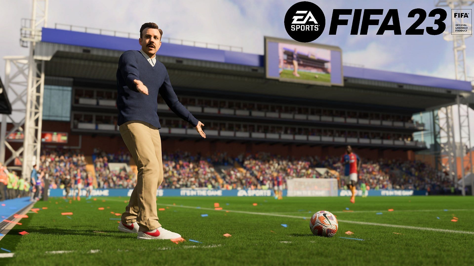 Now you can play as Ted Lasso in FIFA 23 (Image via EA Sports)