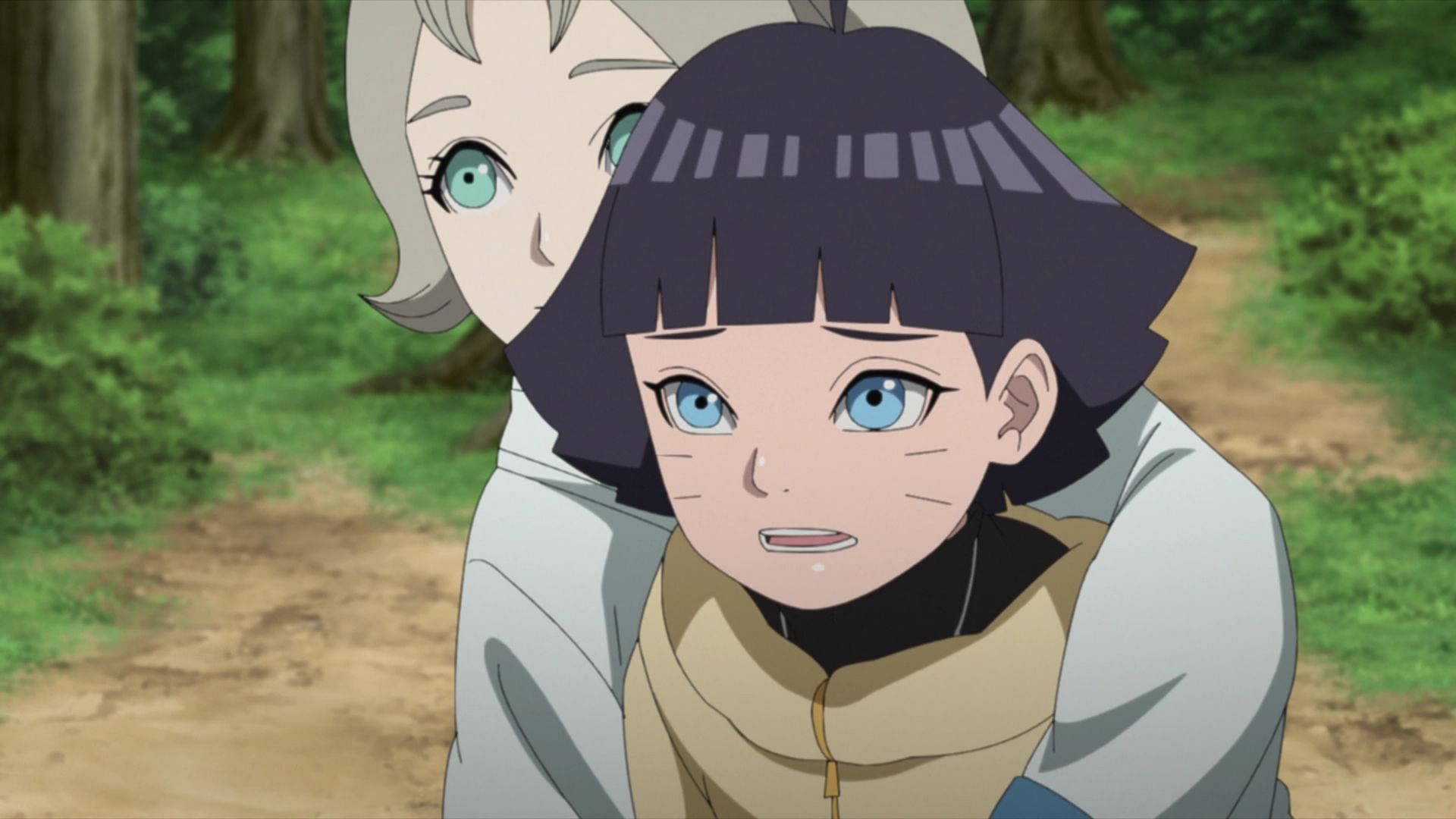 Himawari helping Kae (Image via Studio Pierrot)