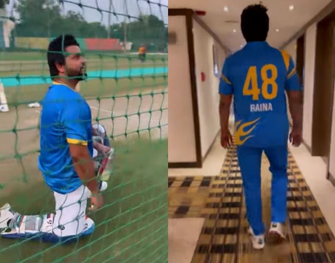 [WATCH] Suresh Raina gets into practice mode ahead of Road Safety World Series 2022