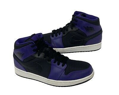 air jordan 1 mid black dark concord