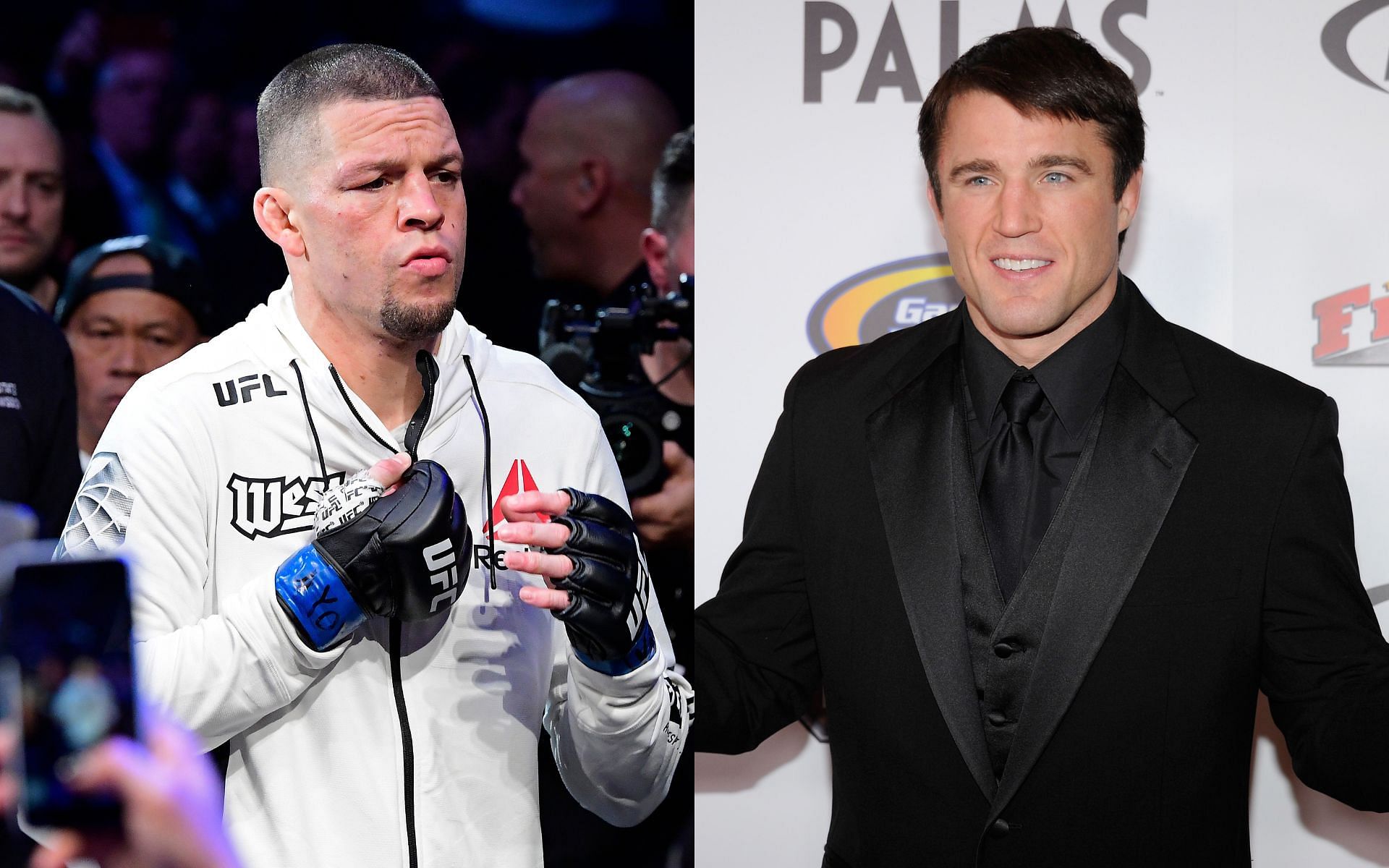 Nate Diaz (Left), Chael Sonnen (Right)