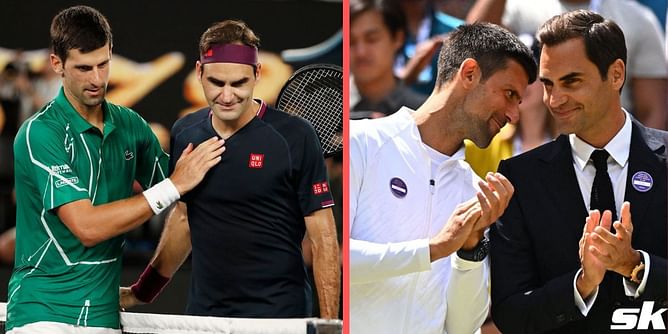 "The feeling is not mutual, but it shows Djokovic is the bigger champion" - Tennis fans react to Novak Djokovic's heartfelt words for the retiring Roger Federer