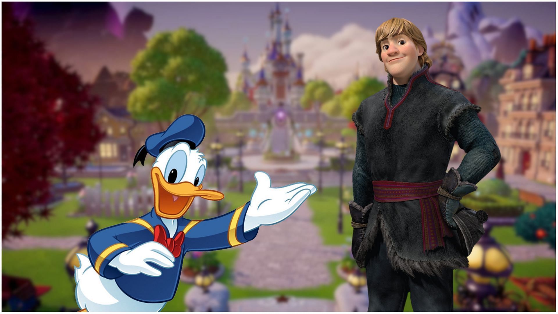 Donald and Kristoff are two characters you can meet in Disney Dreamlight Valley (Image via Gameloft and Disney)