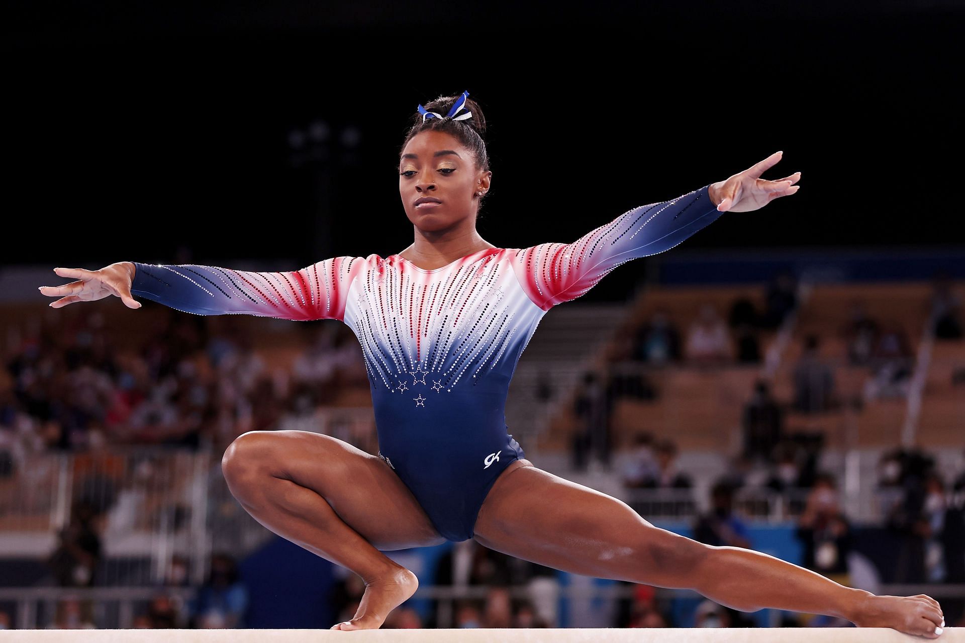 Arguably the world's best gymnast, Biles came in to better her already...