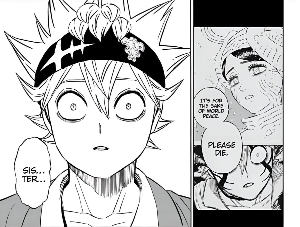 Black Clover chapter 338: Asta meets Yami’s younger sister, the Shogun