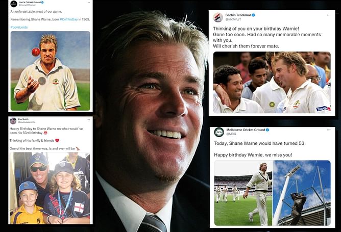 “So many memorable moments, will cherish them forever mate” - Sachin Tendulkar leads tributes to Shane Warne on spin wizard’s birth anniversary