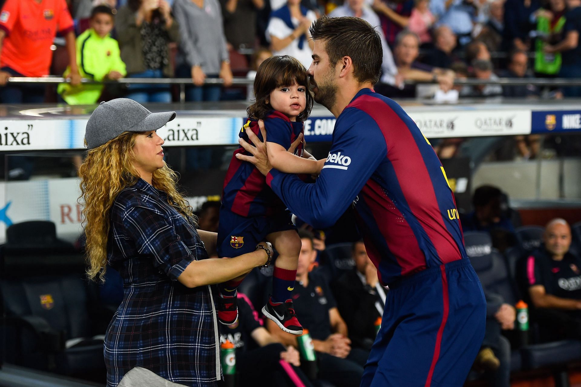 Gerard Pique and Shakira.