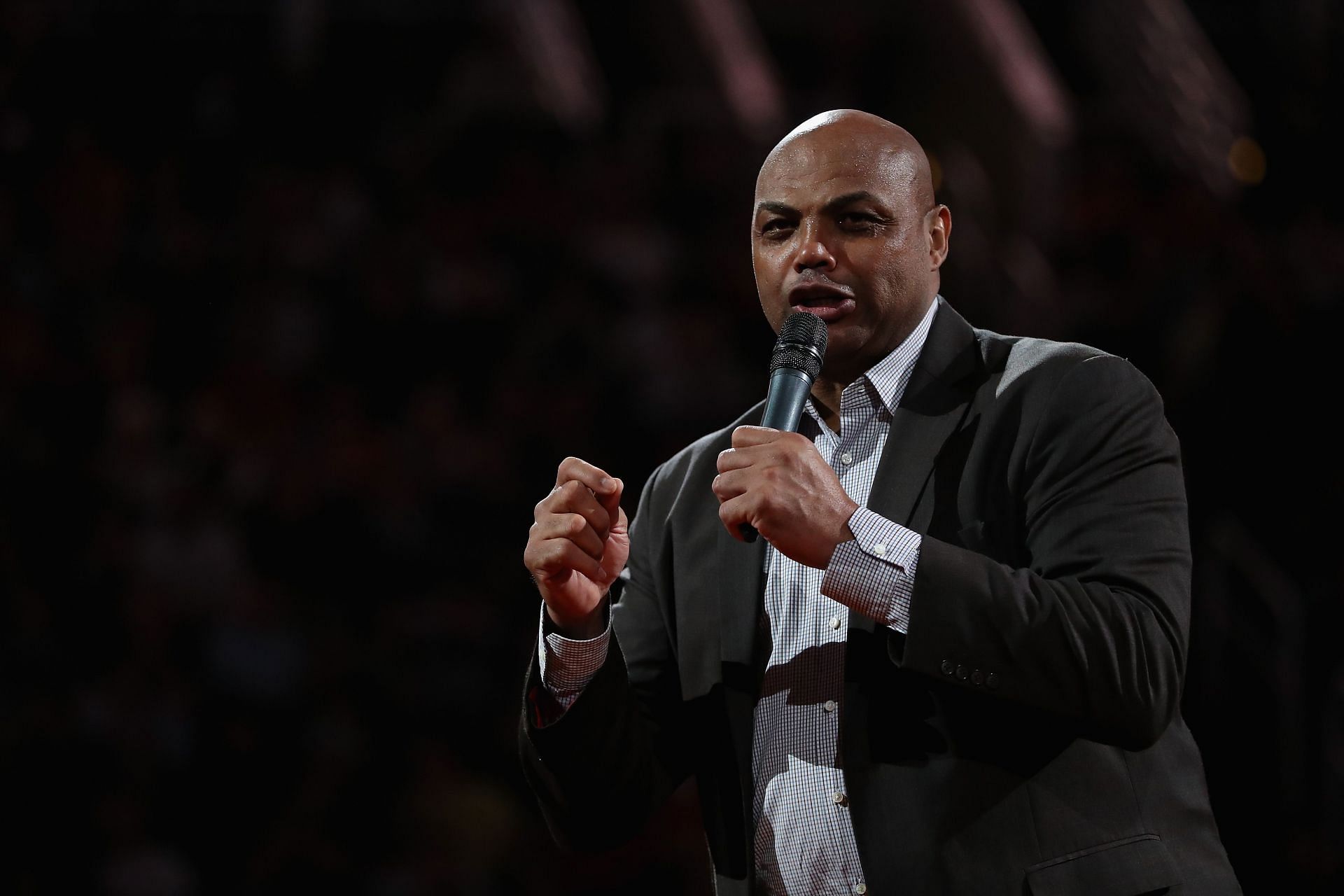 Charles Barkley during a game between the OKC Thunder and Phoenix Suns.