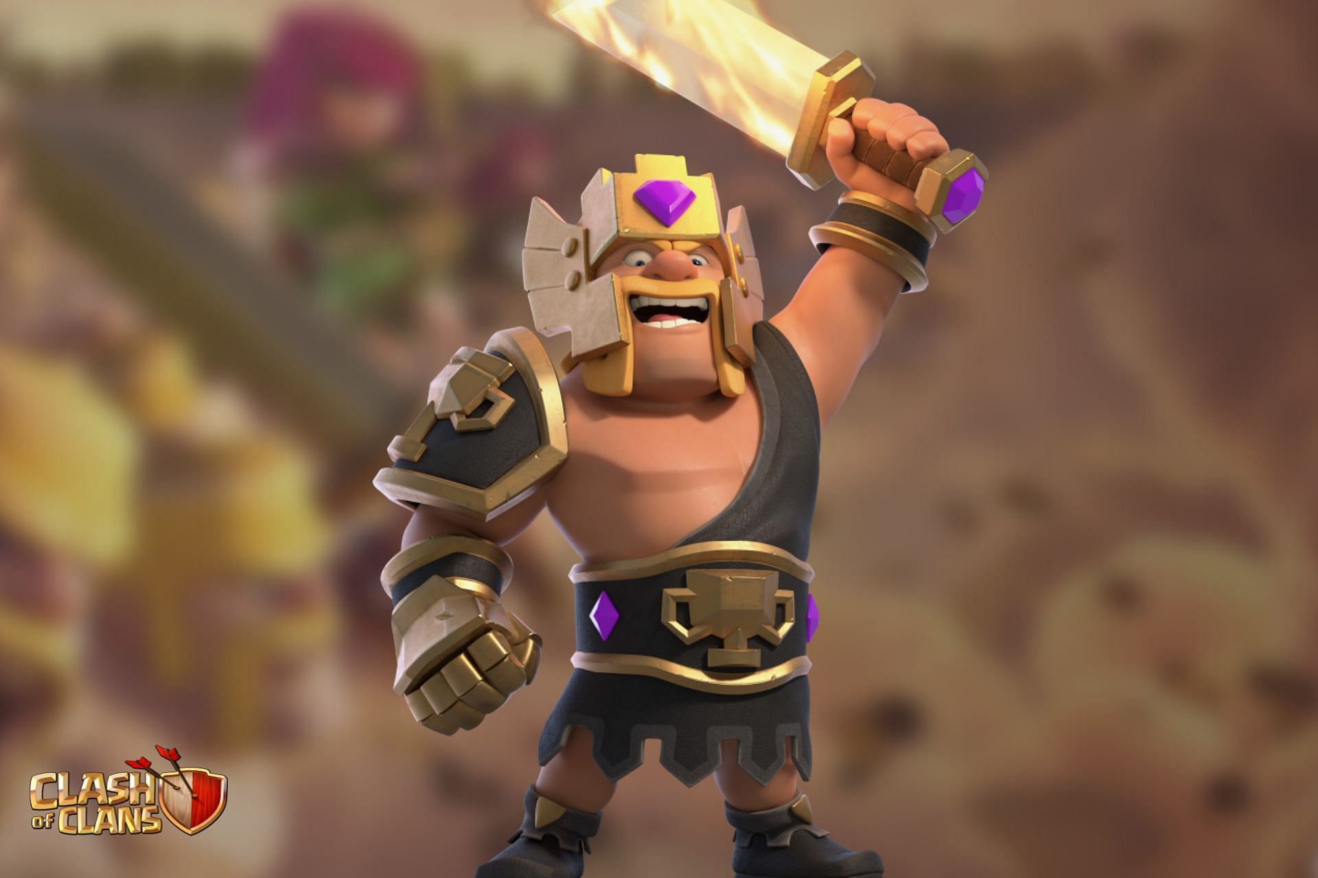 Figure of King in Clash Royale