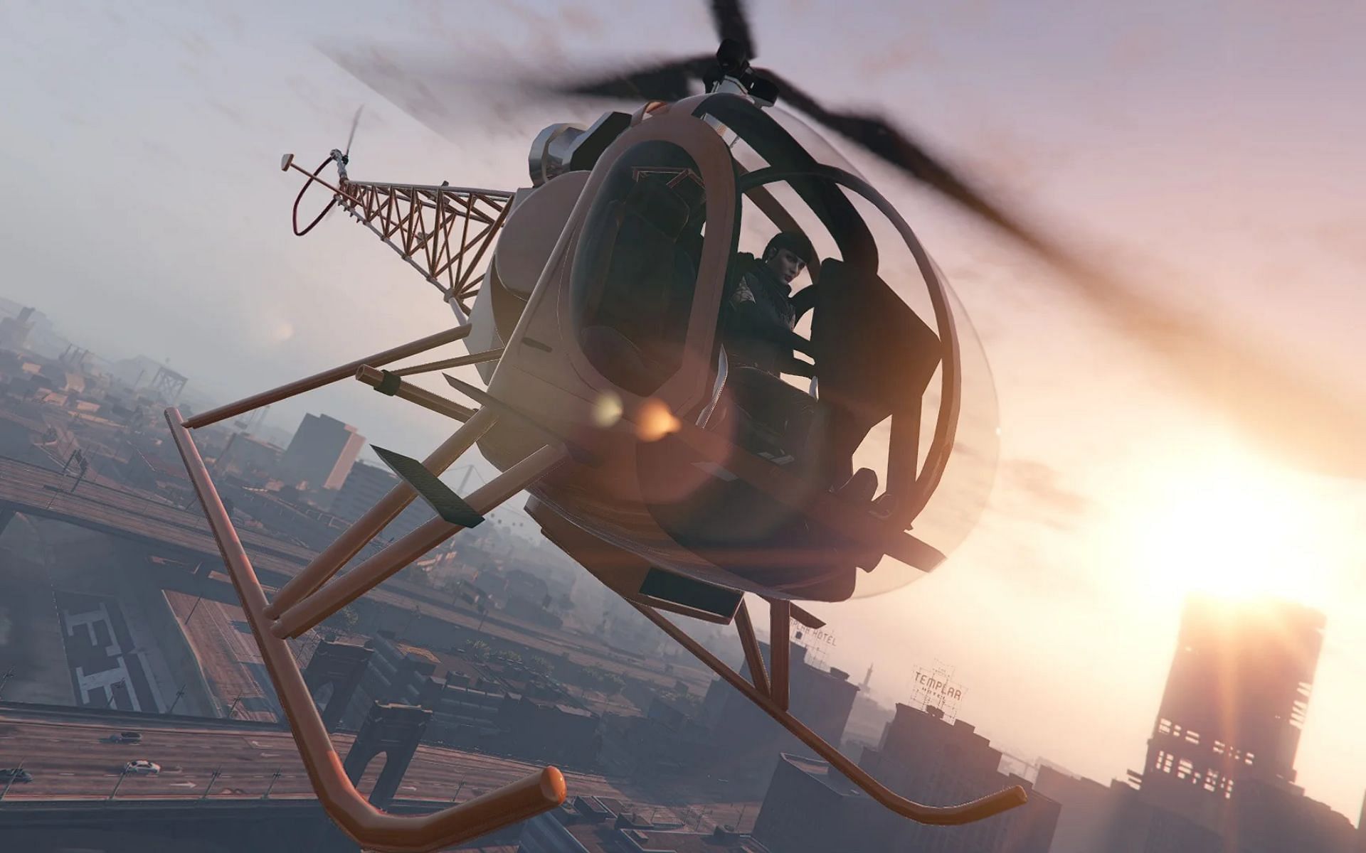 Helicopters have a specific control scheme in GTA 5 on PC (Image via Reddit/Flame_Vixen)  