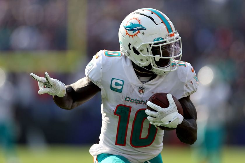 Miami Dolphins Receiver Tyreek Hill Dunks in Puma Sneakers