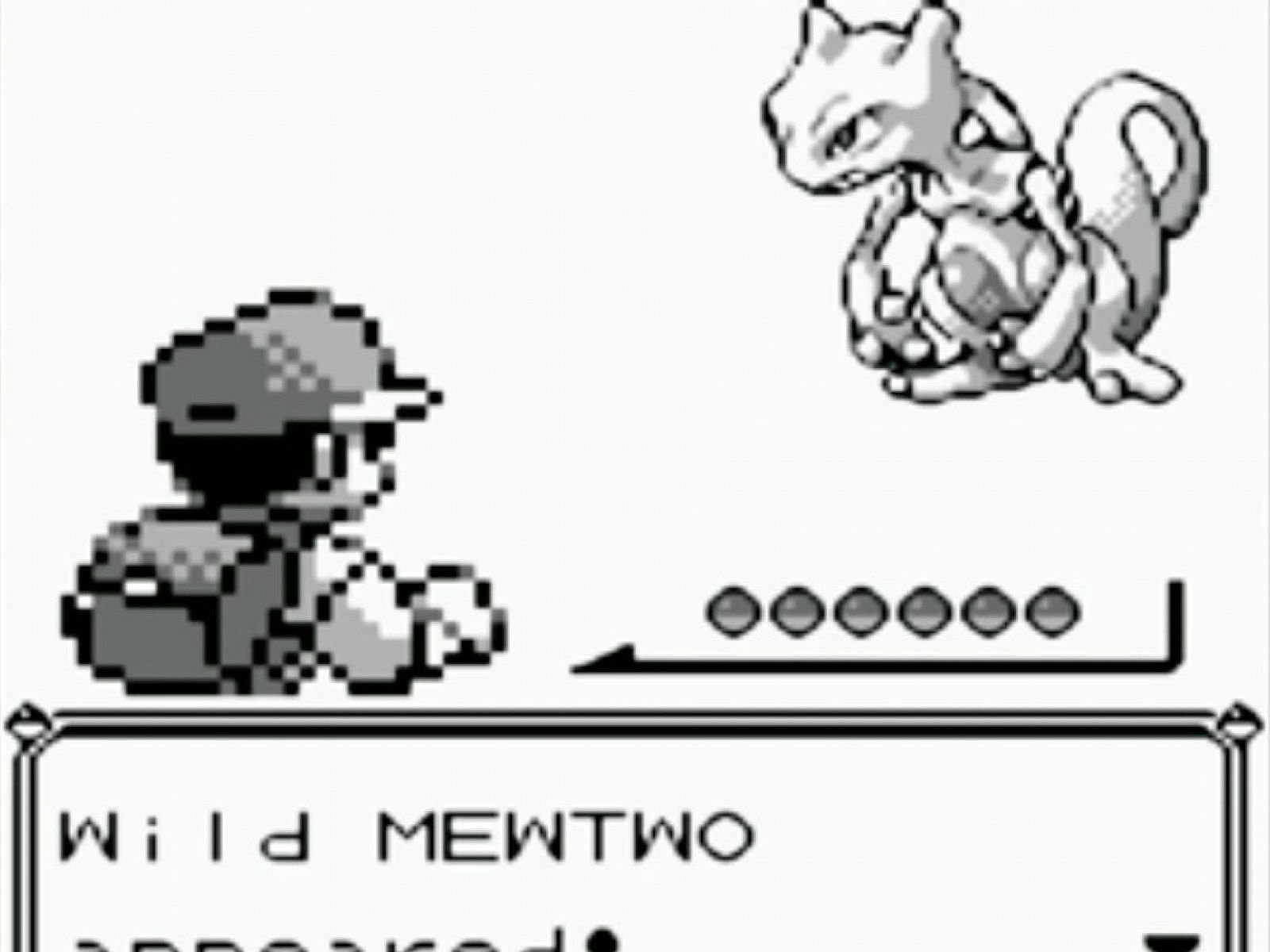 A look at Mewtwo&#039;s very first video game appearance (Image via Game Freak)