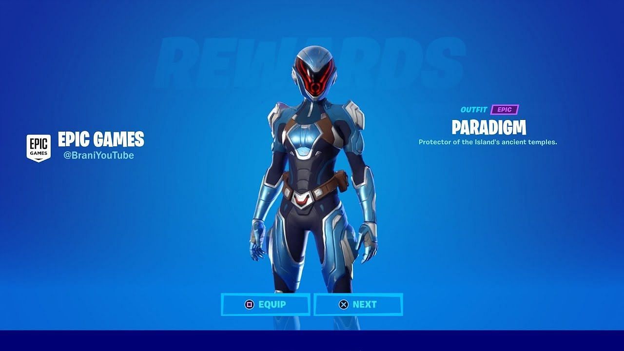 The Paradigm will most likely come with the Fortnite Chapter 3 Season 4 Battle Pass (Image via Epic Games)