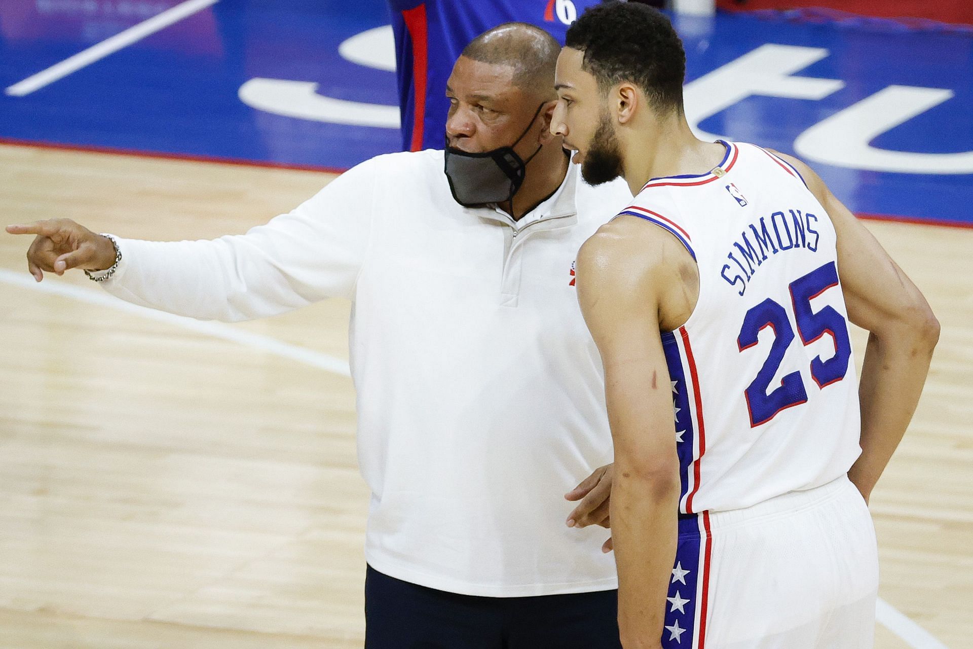 Doc Rivers and Ben Simmons