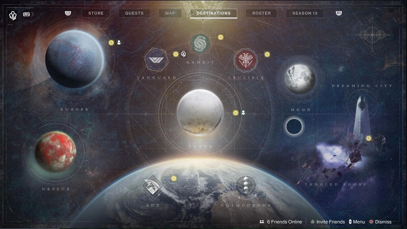 Playlist activity inside the Director (Image via Destiny 2)