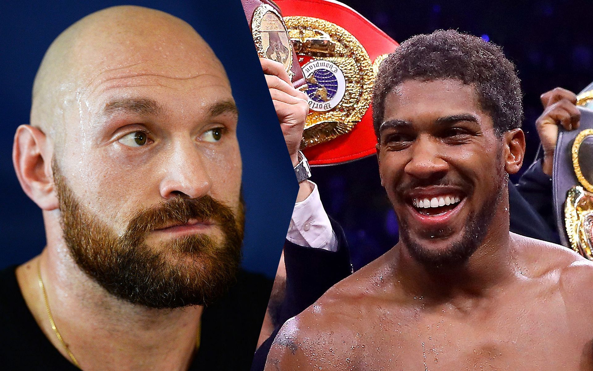 Tyson Fury (L), Anthony Joshua (R), Image courtesy:- Getty