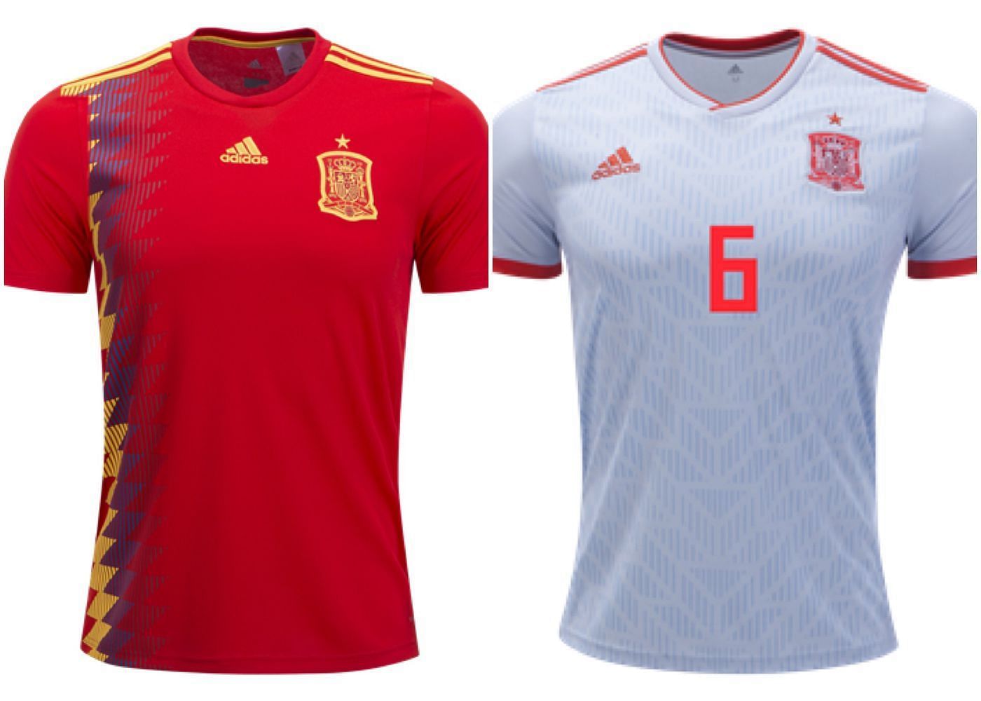 Spain- Home &amp; Away kits