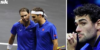 "Without him Federer would not have been so great" - Matteo Berrettini reveals he consoled a heartbroken Rafael Nadal after Roger Federer's emotional farewell at Laver Cup