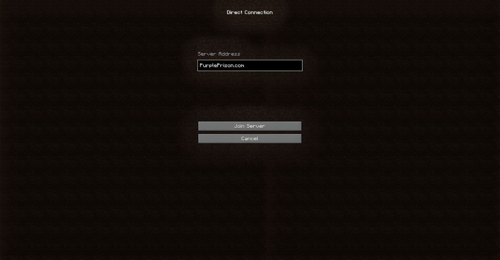 Minecraft server ip