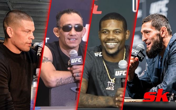 "This will sound like a CoD chat room" - Fans hilariously predict how UFC 279 presser with Nate Diaz, Tony Ferguson, Khamzat Chimaev and Kevin Holland will go