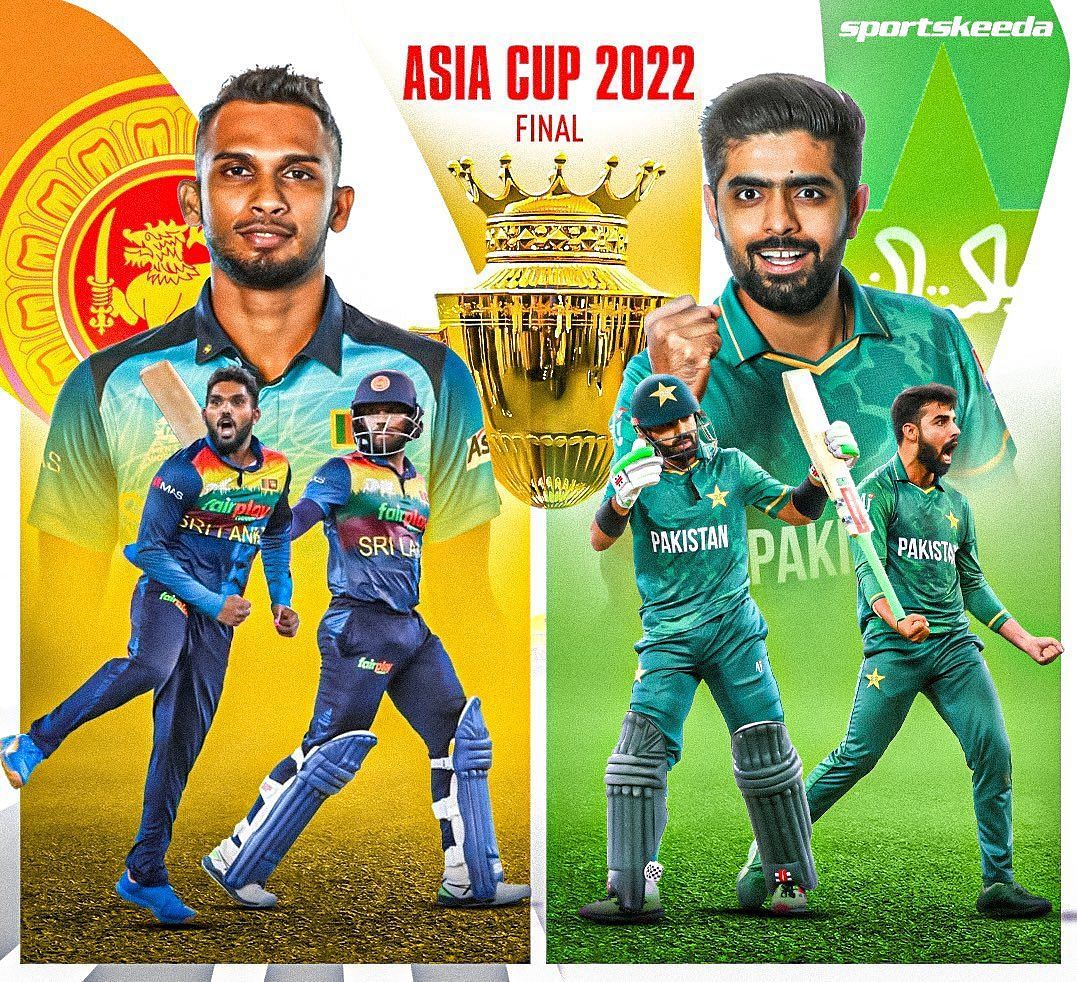 Sri Lanka and Pakistan are set to face each other in the finals of the Asia Cup 2022 [Pic Credit: Sportskeeda]