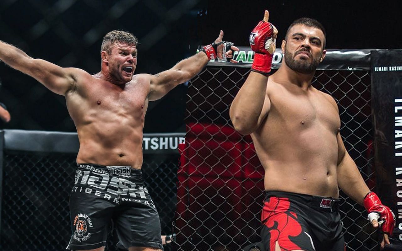 Anatoly Malykhin (left) and Amir Aliakbari (right) [Photo Credits: ONE Championship]