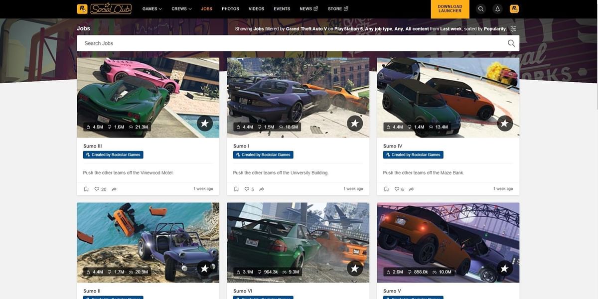 How to choose any job in GTA Online via the pause menu