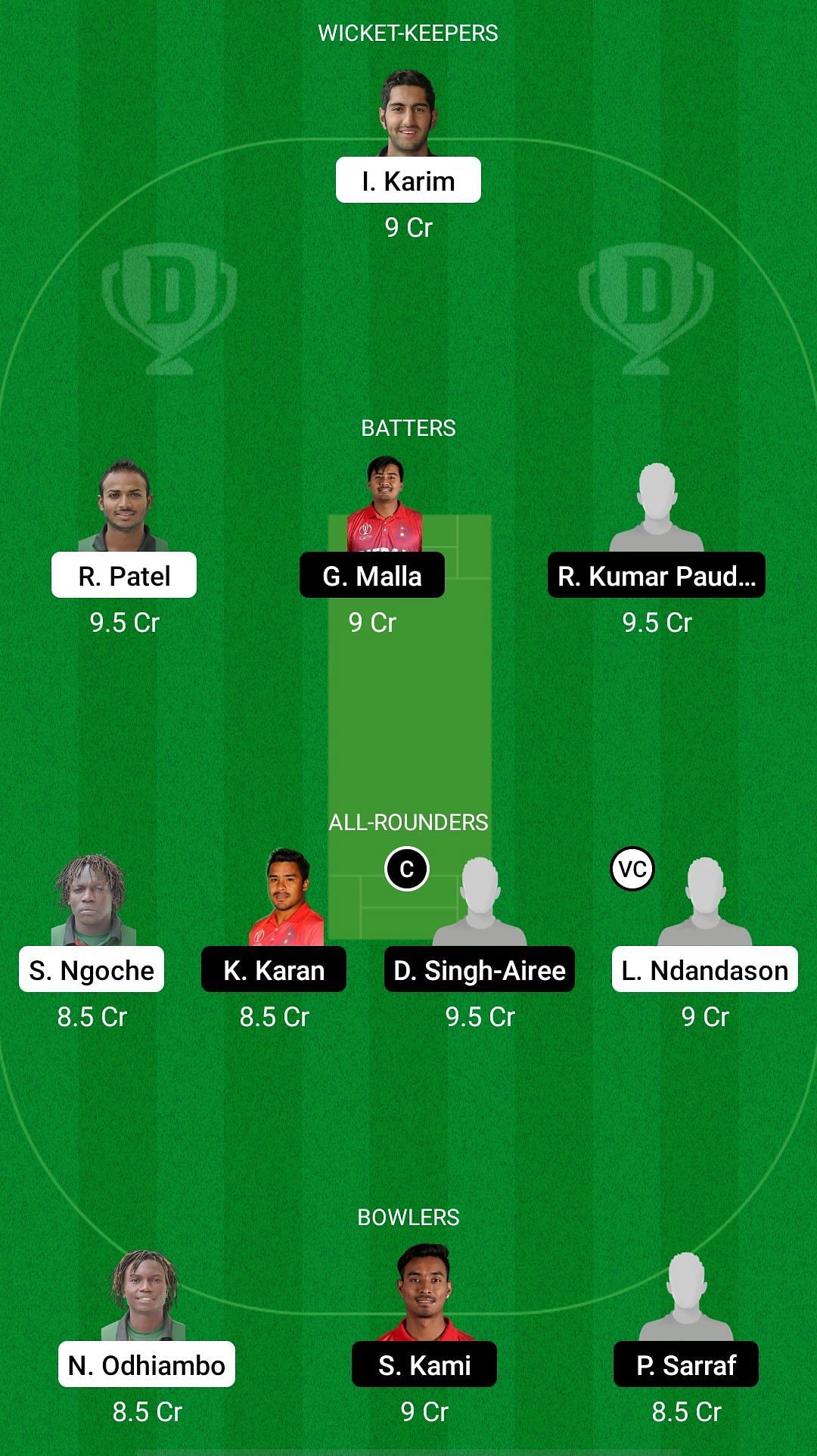 KEN vs NEP Dream11 Prediction Team, Match 3, Head to Head League