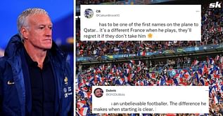 “Difference he makes when starting is clear”, “Has to be one of the first names on the plane to Qatar” – France fans on Twitter in awe of performance from ‘unbelievable’ player during 2-0 win over Austria