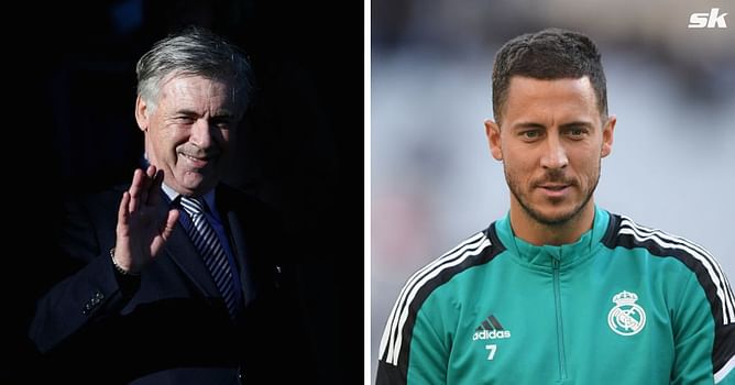 Carlo Ancelotti praises role Real Madrid superstar Eden Hazard played in the absence of Karim Benzema