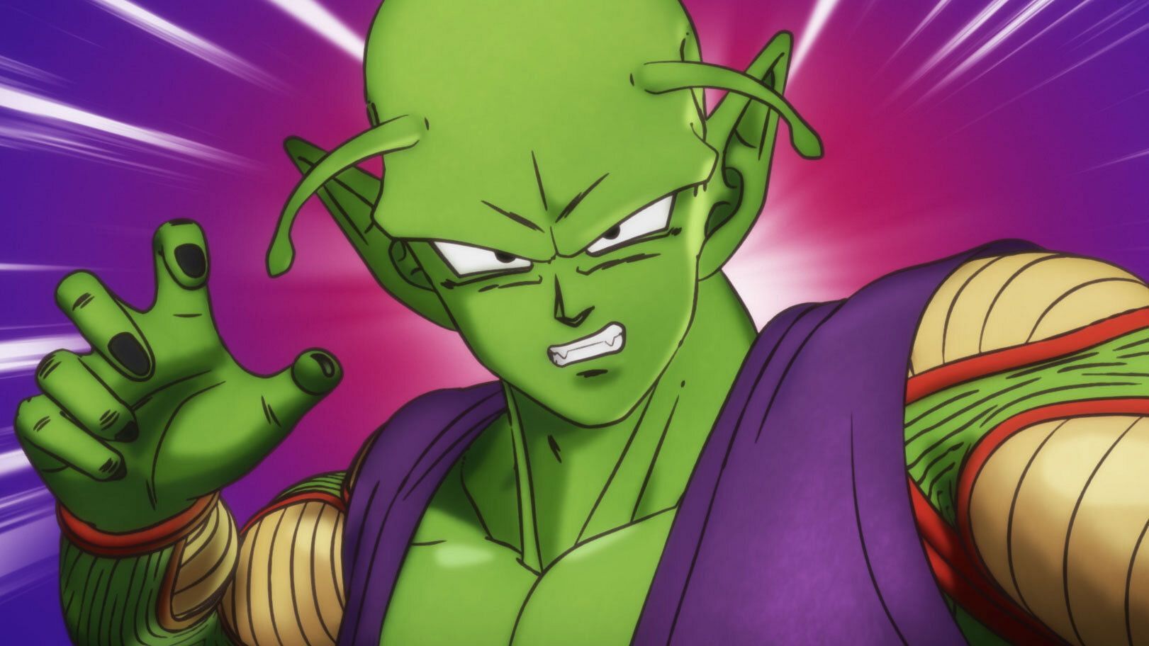 Piccolo during his fight against Gamma 2 (Image via Toei Animation)