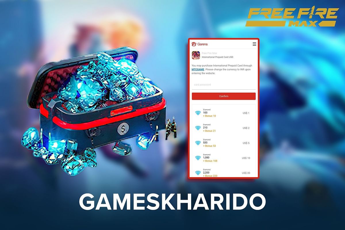 How Free Fire MAX players can purchase diamonds from Games Kharido