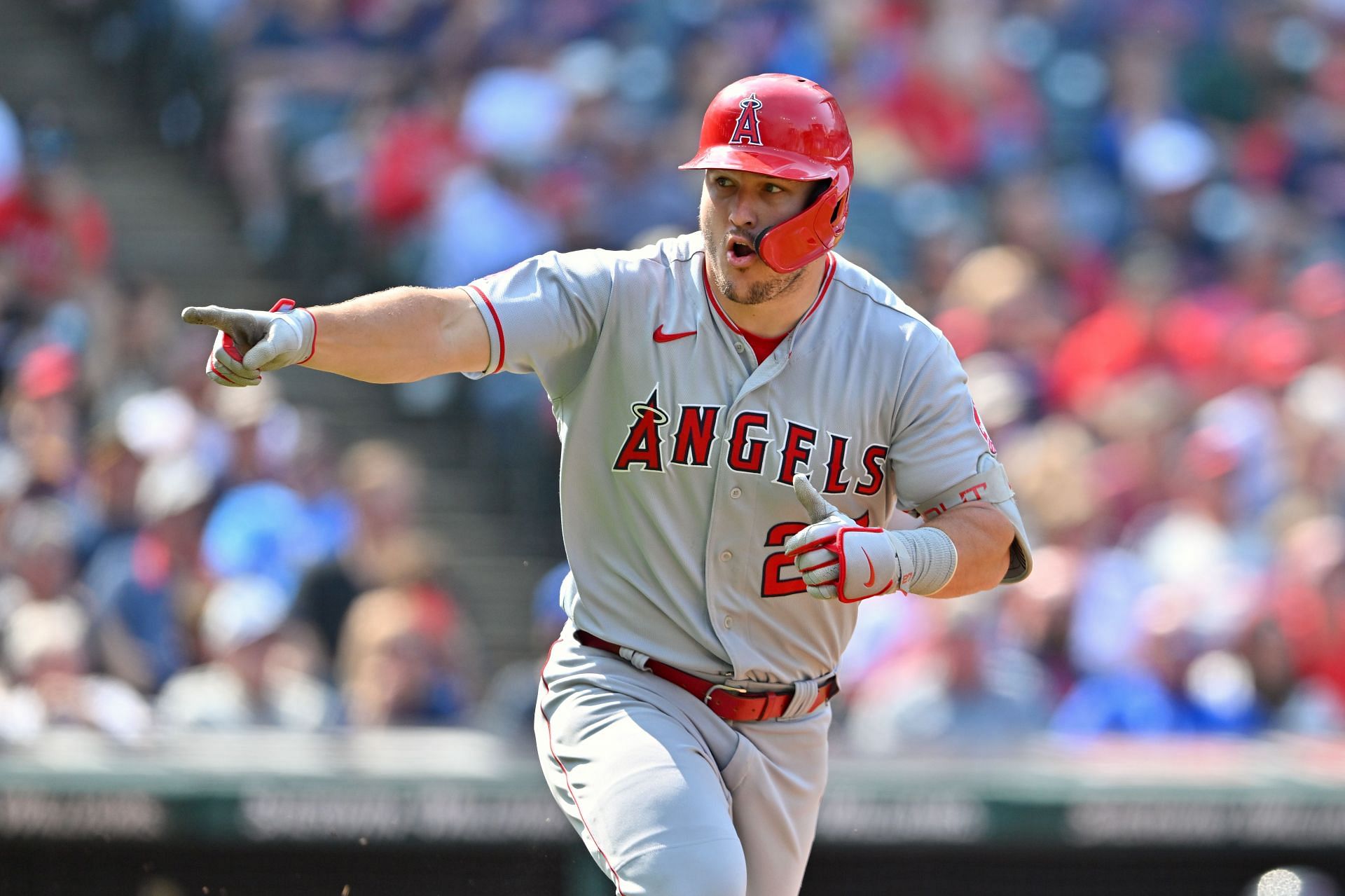 Trout plays the game the right way Trout is the goat - MLB Twitter  applauds Los Angeles Angels Mike Trout gifting a young kid with a signed  bat in exchange for the