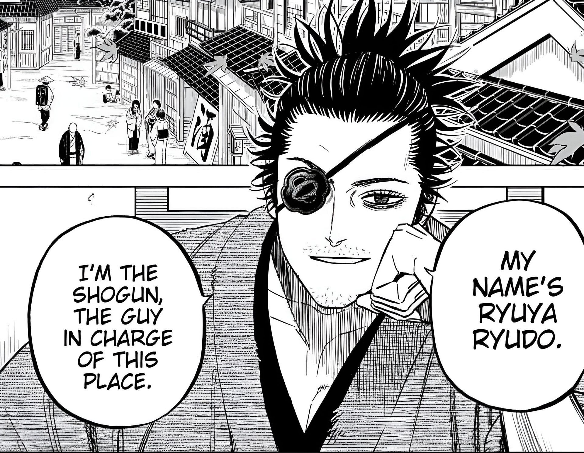 Ryuya Ryudo&#039;s introduction (Image via Yuki Tabata/Shueisha)