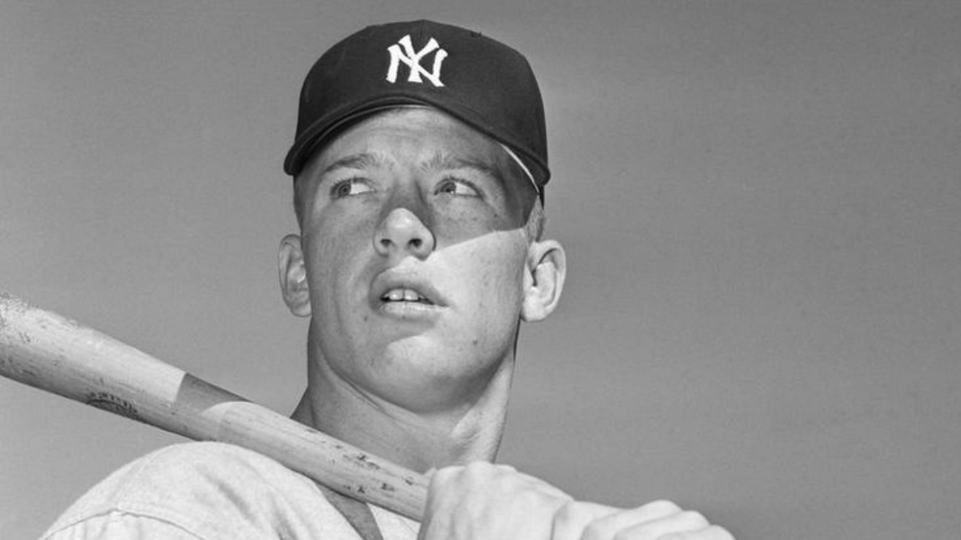 Former New York Yankees player Mickey Mantle.
