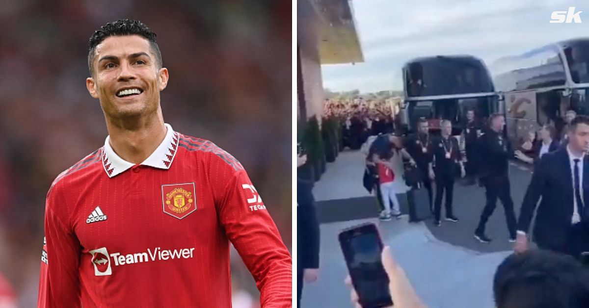 Cristiano Ronaldo hugs little boy who broke security and welcomes him ...