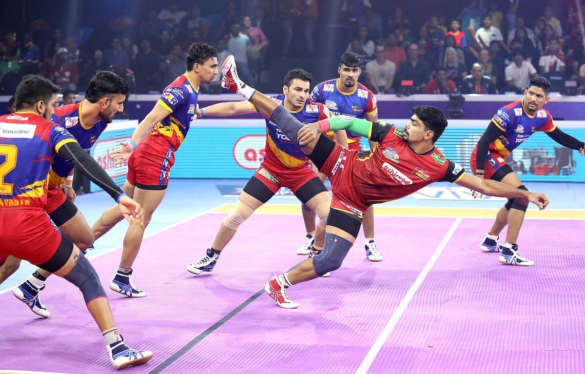 Pawan Sehrawat has been the leading point-scorer in the Pro Kabaddi League for the last three seasons. This year could see him also gain the MVP award (Image: Twitter)