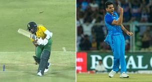 [WATCH] Deepak Chahar bowls out South Africa captain Temba Bavuma with a ripper in IND vs SA 2022 series opener