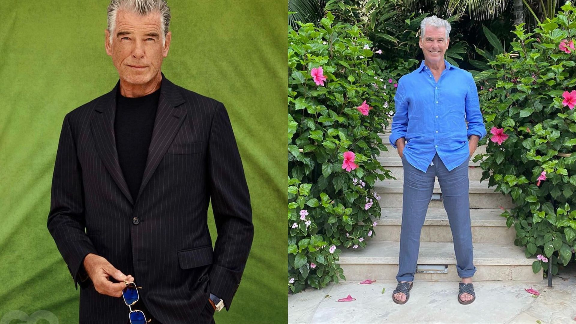 Pierce Brosnon looks amazing at 69. (Photo via Instagram/piercebrosnanofficial)