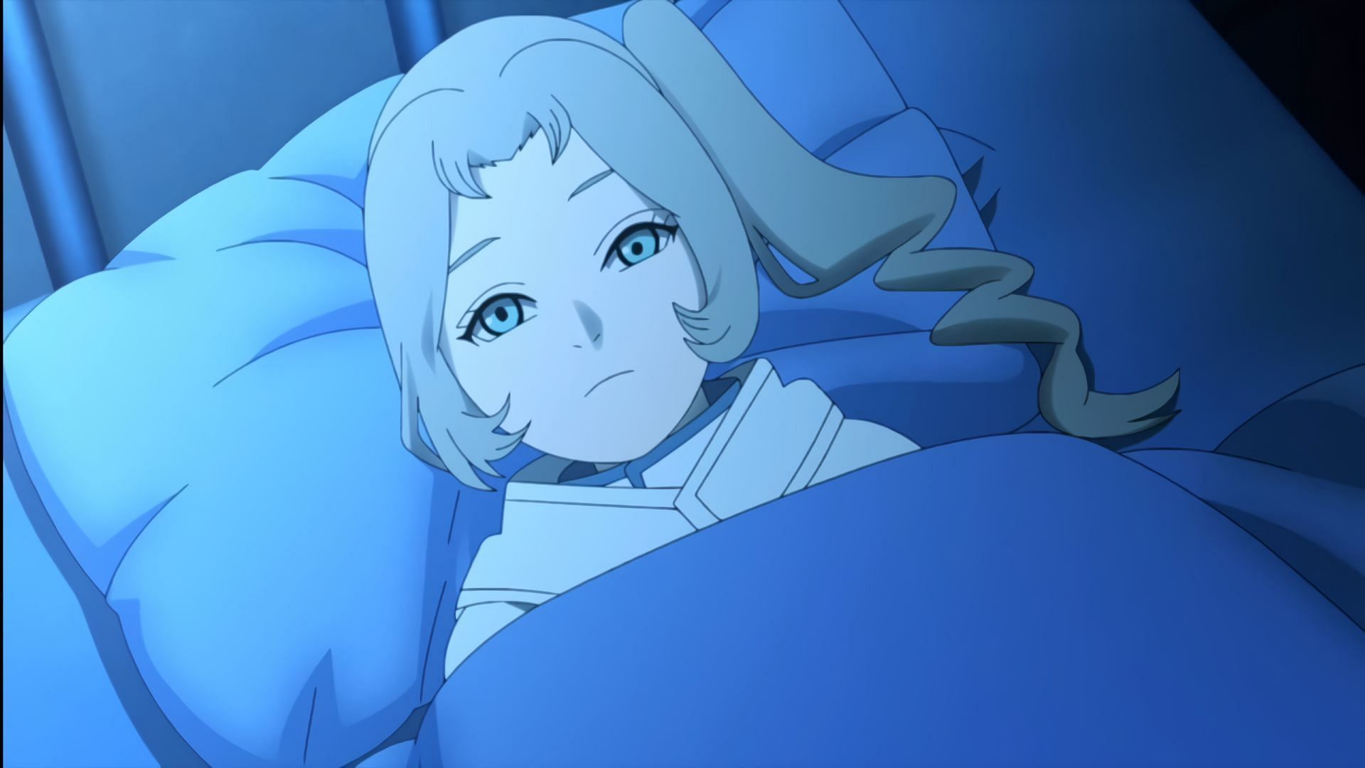 Kae waking up in Boruto episode 268 (Image via Studio Pierrot)
