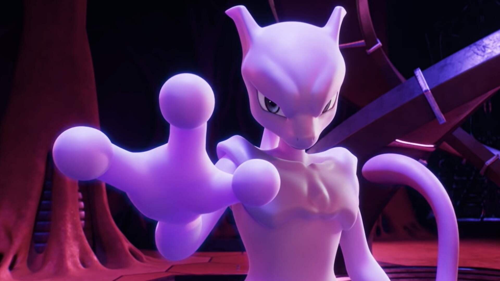Mewtwo using its Psychic abilities (Image via The Pokemon Company)
