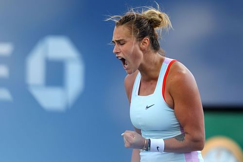 Aryna Sabalenka at the 2022 US Open.