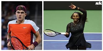"It seemed like yesterday everyone came to do this leaving party, and she's gone on and won two matches" - Jack Draper on Serena Williams