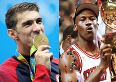 “That was the guy I wanted to be” – Michael Phelps on why he wanted to ‘replicate’ Michael Jordan’s career