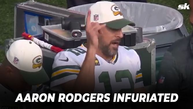 WATCH: Aaron Rodgers left fuming on Packers sideline after humiliating defeat to Minnesota Vikings