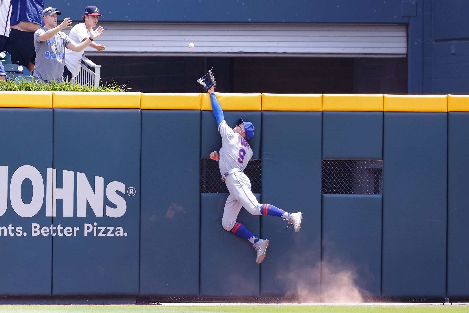 Timmy Trumpet plays after big Nimmo catch, Mets beat Dodgers