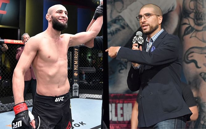 "Easiest booking ever" - Ariel Helwani talks about the fight that makes the most sense for Khamzat Chimaev after he teases a move to middleweight
