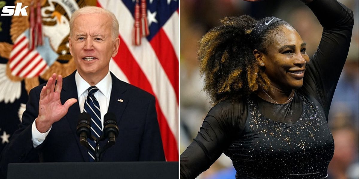 Joe Biden pays homage to Serena Williams