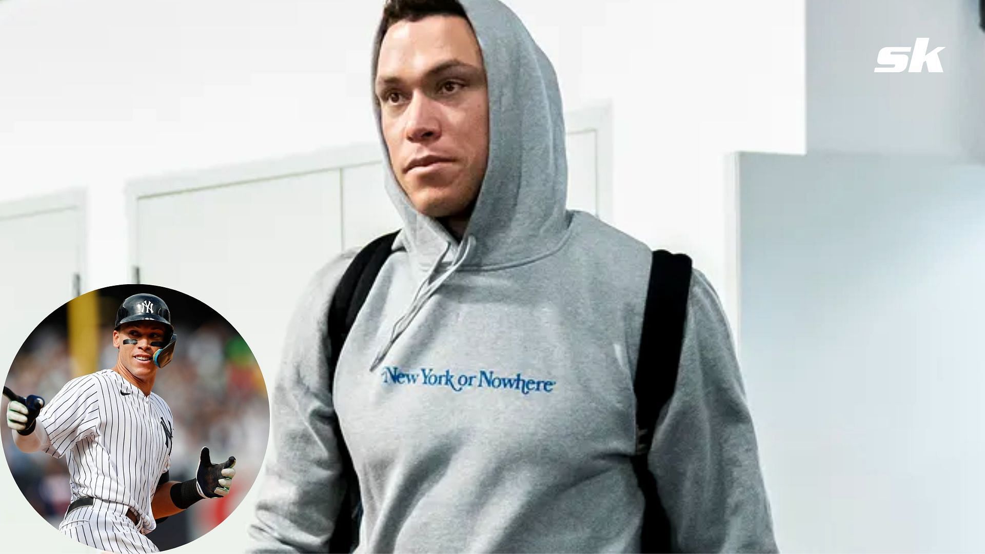 Photo: New York Yankees superstar Aaron Judge dons a sweatshirt