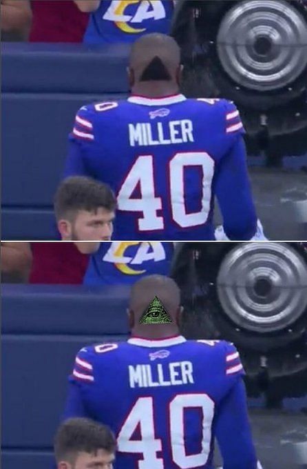 Von Miller's new haircut gets NFL Twitter in their meme bag right away